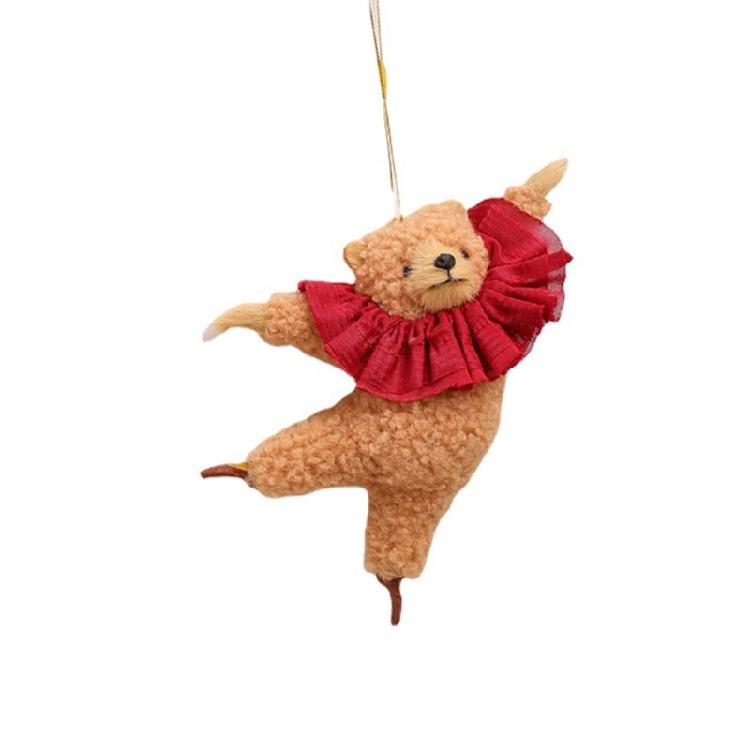 

Car Ornament Bear Car Pendant Bear Bag Pendant Plush Material for Animal Lover 1