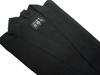 Watanosato Kurume Samue Japanese-made Tsumugi-woven (S, Black)