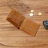 Men's Casual Vegetable-Tanned Leather Wallet – Multifunctional, Large Capacity, Short Coin Purse