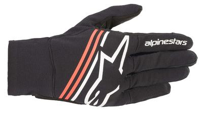Motorcycle Gloves BLACK WHITE RED FLUO REEF Gloves 356 9020 [Alpinestars] (Size L)
