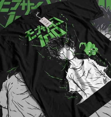 Mob Psycho 100 T-Shirt Cast Anime Manga Dimple und Mob T-Shirt Tee ALLE GRÖSSEN