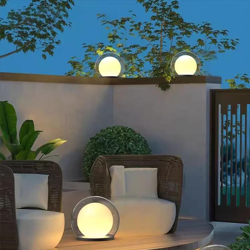 OEING Outdoor Garden Moon Pillar Light