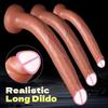 Extra Long Realistic Dildos G-Spot Stimulation Deep Touch Penis Vagina Anal Massage Penetration Dick  Sex Toys for Women and Men