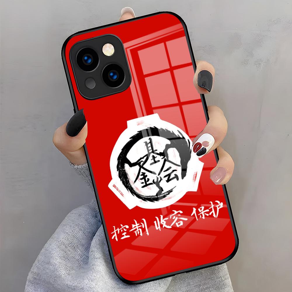 

SCP Foundation Phone Case For IPhone 17 Pro Max 16 15 14 Pro Max 13 11 X Xs Xr 8 7Plus Glass Cover iPhone 15 Pro Max