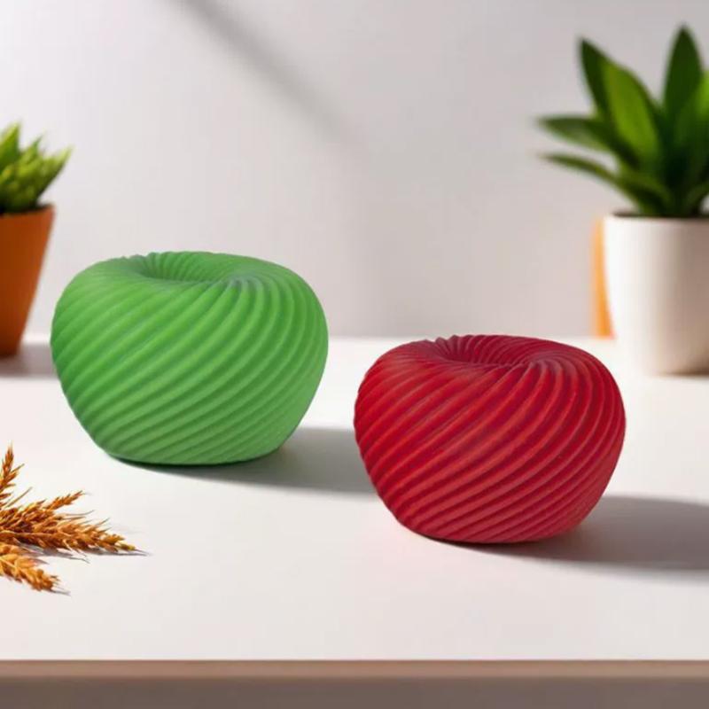 Spiral Apple Shape Mousse Desserts Cake Mold Ice Cream Mold Silicone Mold Reusable Kitchen Decorating Tools For Home Bakers
