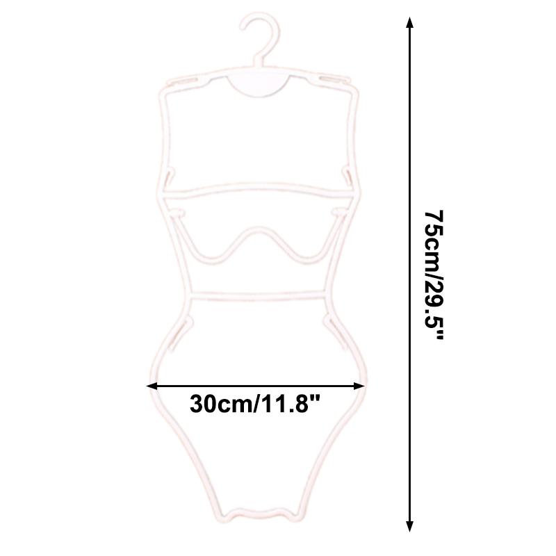 Вешалка для нижнего белья для коррекции фигуры, складная, прочная, органайзер для шкафа, вешалка для купальника для шкафа, для магазинов, бутиков, витрины, спальни L