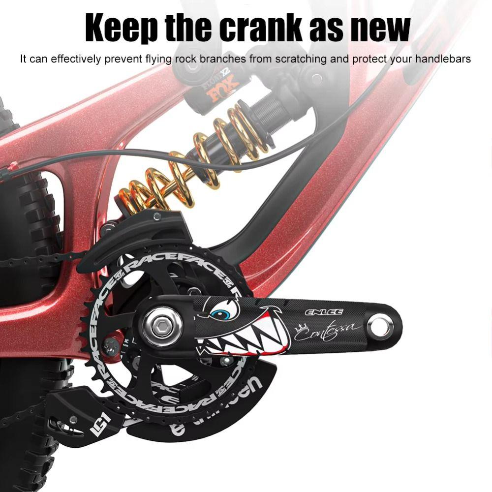 Waterproof Bicycle Crank Sticker Scratch Resistant Bike Protective Sticker Road MTB