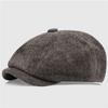 Men Casual Newsboy Winter Hat Spring Autumn Retro BeretHats Wild Casual Hats Unisex Wild Octagonal Capfor Men Street Caps Gorras