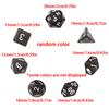 24/56pcs Polyhedral Dice with Black Bag Creating Atmosphere Tool for Game Room Backyard Friends Family Gathering XJM