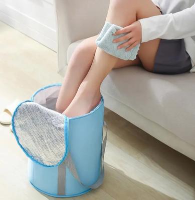 1pc Portable Collapsible Foot Bath Basin with Handles Perfect for Soaking Feet Traveling Camping and Outdoor Activities
