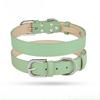 Soft PU Microfiber Dog Collar Adjustable Metal Buckle Comfort Wear‑Resistant Pet Collar For Small Medium Large Dogs Daily Walking