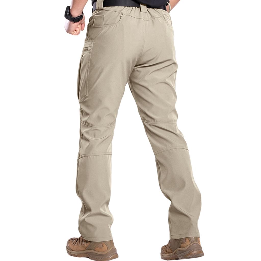 Mens Pants Cargo Work Pants With Multi-pocket Breathable Hiking Travel Fishing Construction Pants