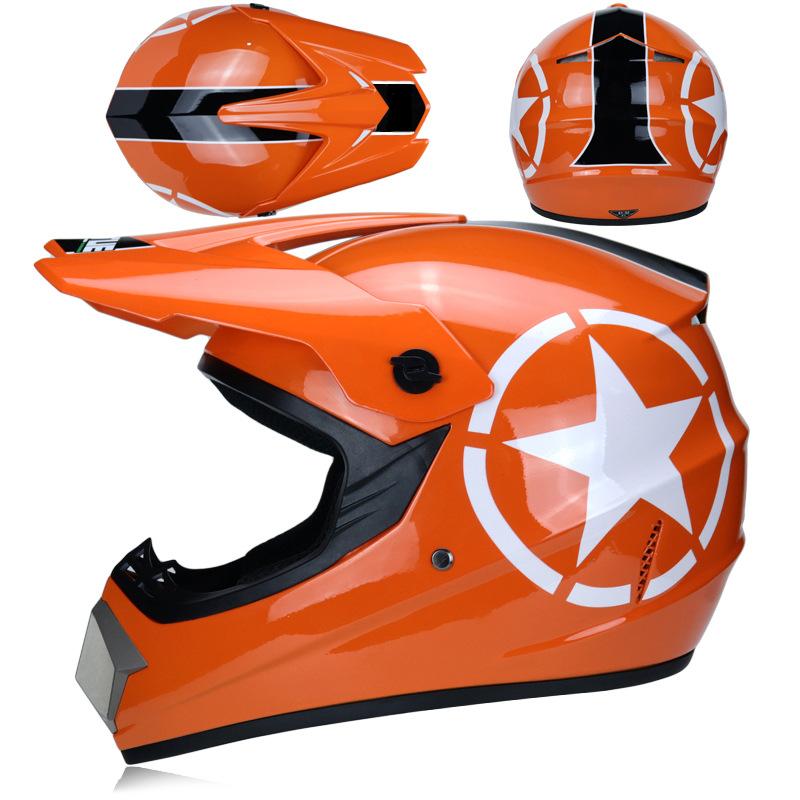 Off-Road Non-Helmet Motorcycle Small Off-Road Helmet Racing Lightweight Mountain Full Helmet with Windshield