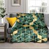 Green Shamrock Celebration Blanket Flannel Blanket Throw Blanket Sofa Cover Blanket Soft Premium Blanket Picnic Blanket Tv Blanket Gifts