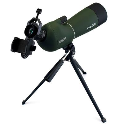 SVBONY SV28 Neigendes Spektiv 60mm IP65 FMC Helles Feld von Ideal für und Natur Inklusive Smartphone-Adapter und Tisch-Feldstecher, 20-60x 60mm,