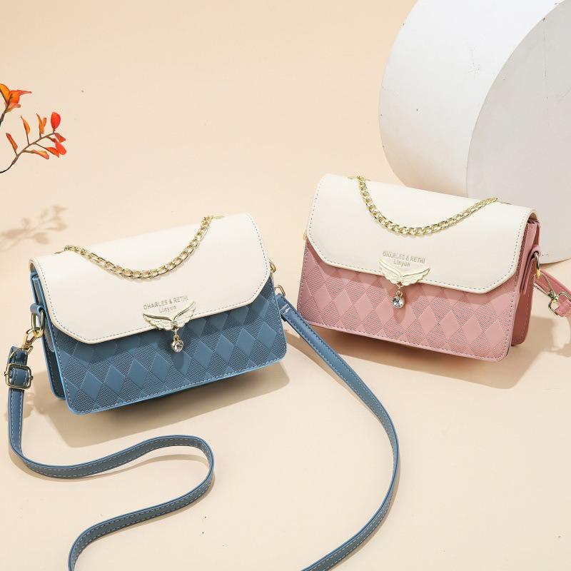 Crossbody bag women's new simple small square bag shoulder bag handbag birthday gift Valentine's Day commute