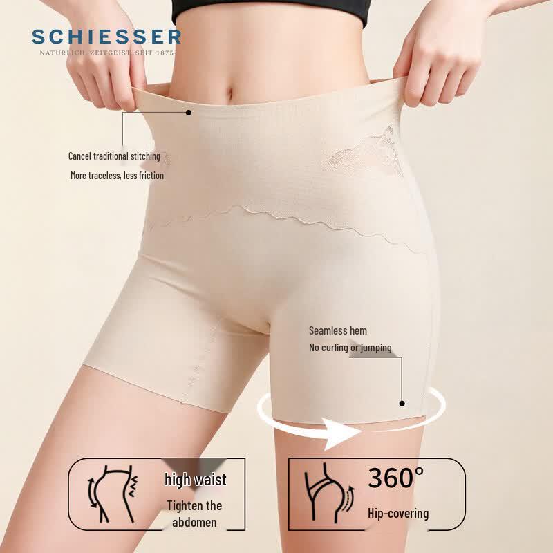 Schiesser Women's High-Waist Seamless Shaping Safety Shorts 2-Pack