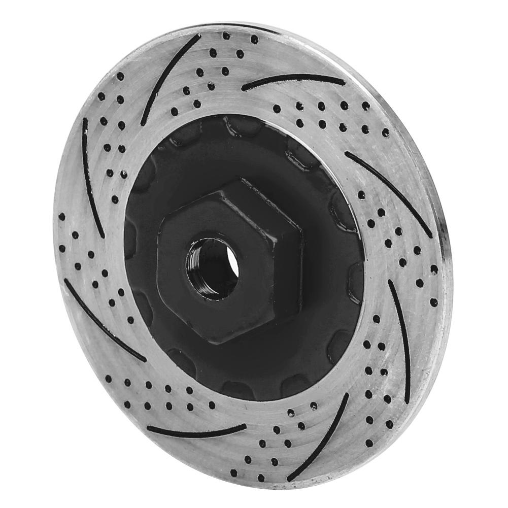 4Pcs Metal Simulation Brake Disc Calipers for Traxxas TRX4 TRX6 110 RC Series Carblack