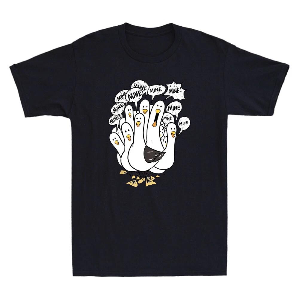 Mine Mine Mine Seagull Funny Bird Lover Beach Chicken Meme Vintage Men s T-Shirt XL