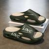 Summer Fashion Removable Simple Lightweight Anti-Slip Home EVA Trendy Slides Slippers for Men's Beach Sandals