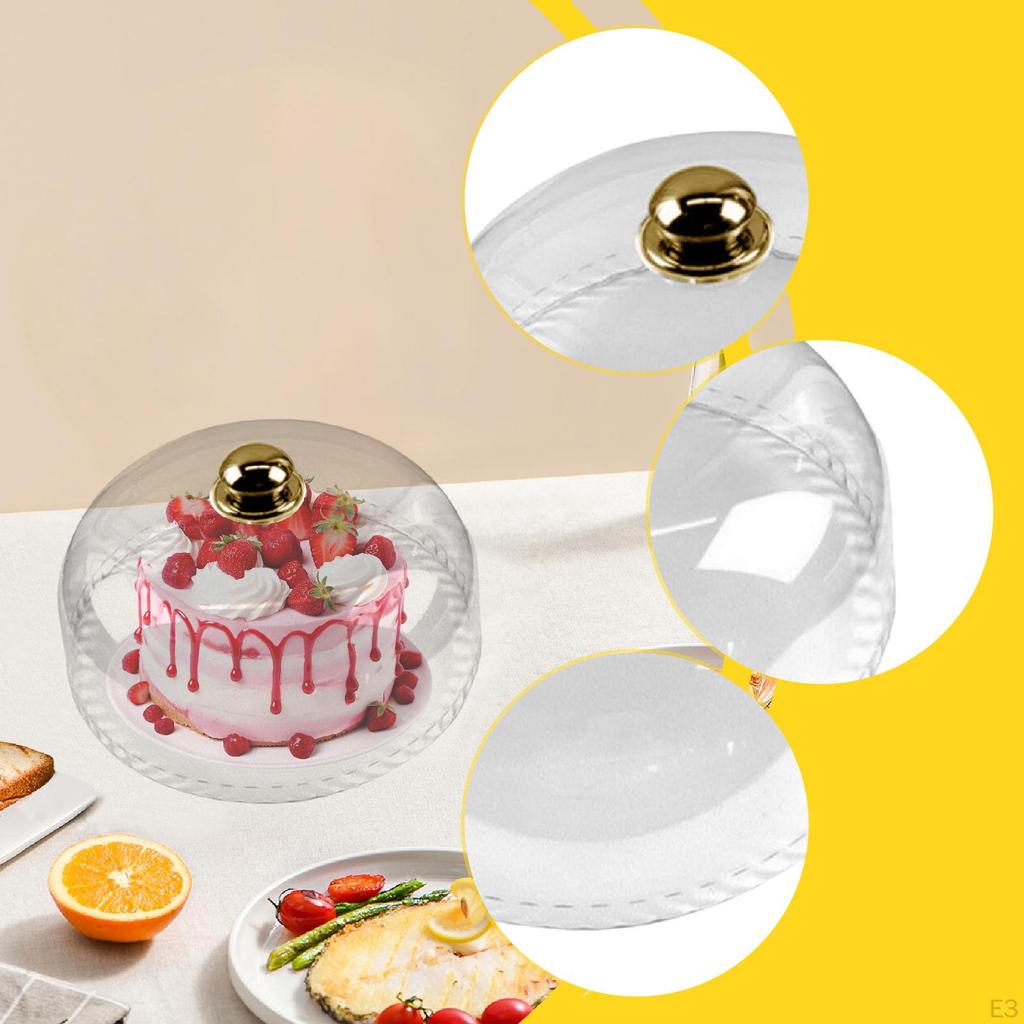 Food Cover Dust Keep Your Serving Plate Dish Dome Protector for Home Birthday Wedding