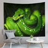 Fear Cobra Tapestry Reptiles Snake Tapestry Wildlife Illustration Tapestry Wall Hanging Home Living Room Bedroom Dorm Tapestries