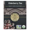 Organic Herbal Tea, Elderberry, Caffeine Free, 18 Tea Bags, 0.95 Oz (27 G)