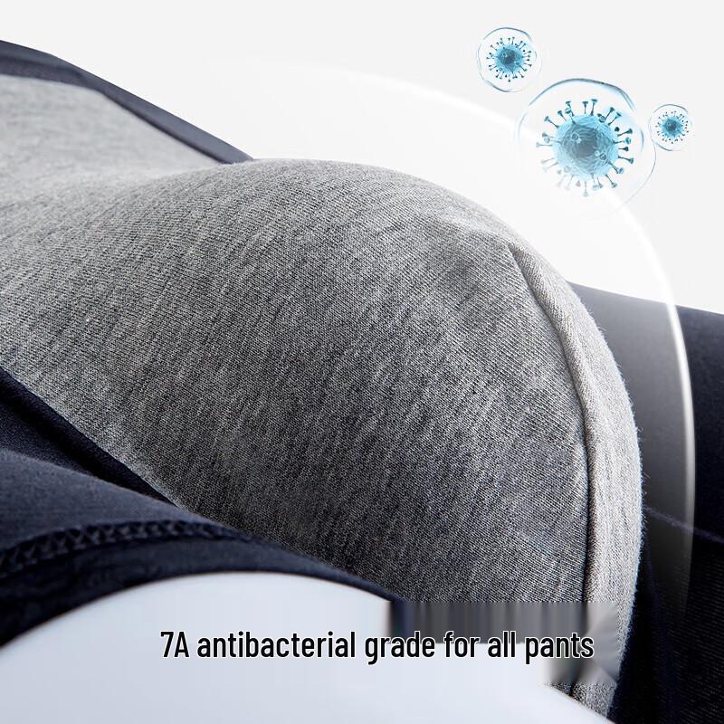 JianJiang Men's Modal Antibacterial Boxer Briefs 3-Pack