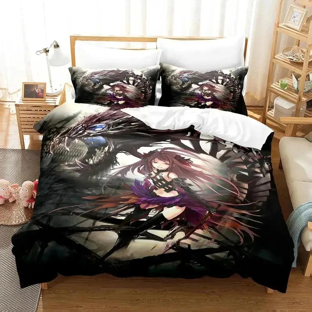 Anime Lord Of Vermillion Bedding Set Boys Girls Twin Queen Size Duvet Cover Pillowcase Bed Kids AdultHome Textile