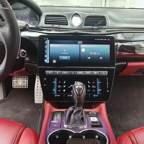 Maserati GT/GS Center Console: 12.3-inch Navigation, 360° Panoramic, Air Conditioning Display