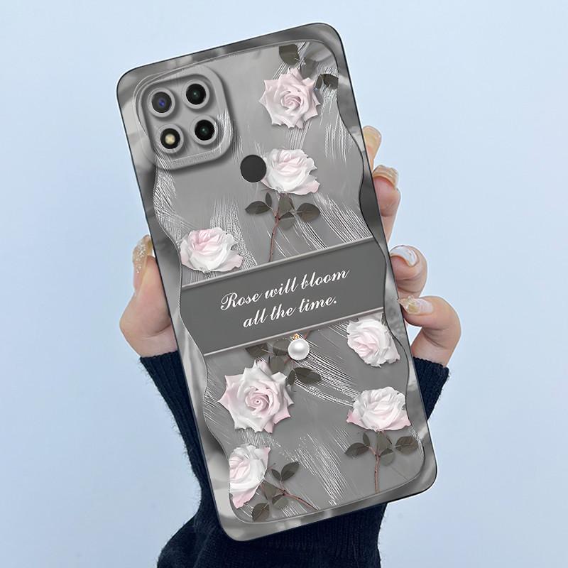 Fashion Simplicity Phone Case For Xiaomi Redmi 9C NFC Soft Liquid Silicone Fundas Redmi9C Redmi 9 C Camera Protection Cover Case