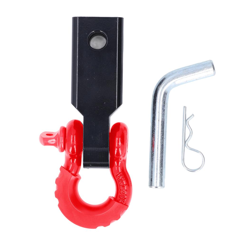 2in Shackle Hitch Receiver Steel Vehicle Recovery Towing Accessories for Cars Trucks