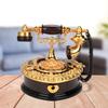 Retro Herzförmige Telefon Modell Musik Box Geburtstag Geschenk Hause Ornament Dekoration
