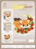 Flower Moon Animal Micro Building Blocks Sanrio Cinnamoroll Losto Panda Cat Dog Fox 3D Model Mini Brick Figure Toys for Kid Gift