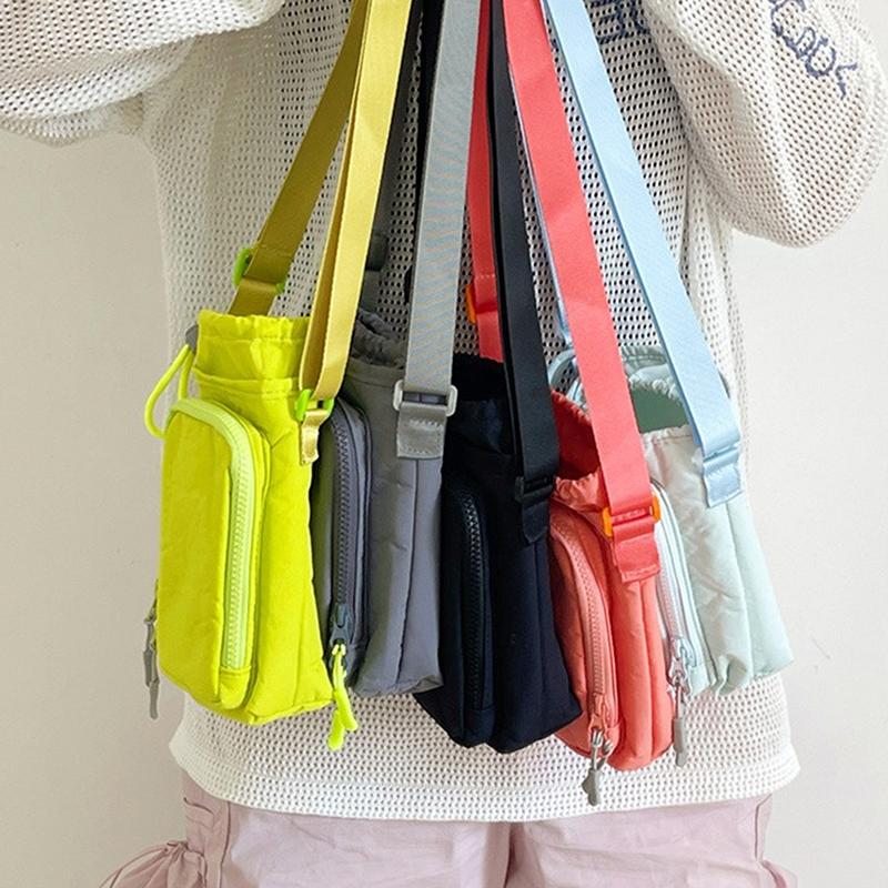 Tragbare Wasserdichte Tasche Outdoor Wasserflasche Spirituosenbeutel Yoga Laufen Bewegung Aufbewahrungswickel Kinder Erwachsene Umhängetasche Reise-Essential