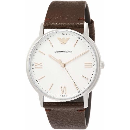 

Emporio Armani Men s Watch AR11173, Brown, Officially Imported