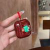 Red Splashing Ink Three-dimensional Christmas Tree for AirPods 1 Apple Earphone Case Protective Cover 1/1 Generation Airpodspro1