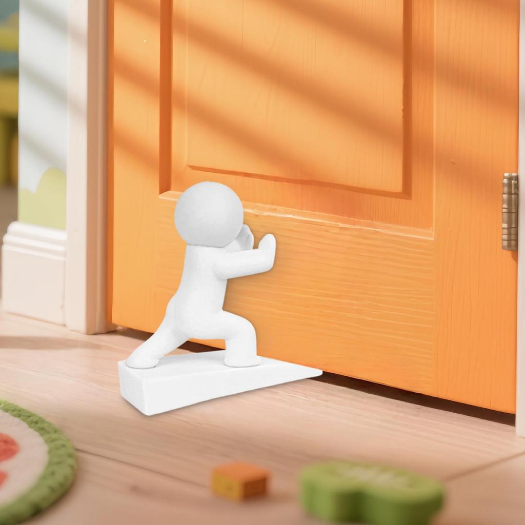 1PC Door Stopper Non-Slip Door Stop Decorative Door Stop Wedge for Home Apartment Workplace Dormitory Bedroom Garage Hotel