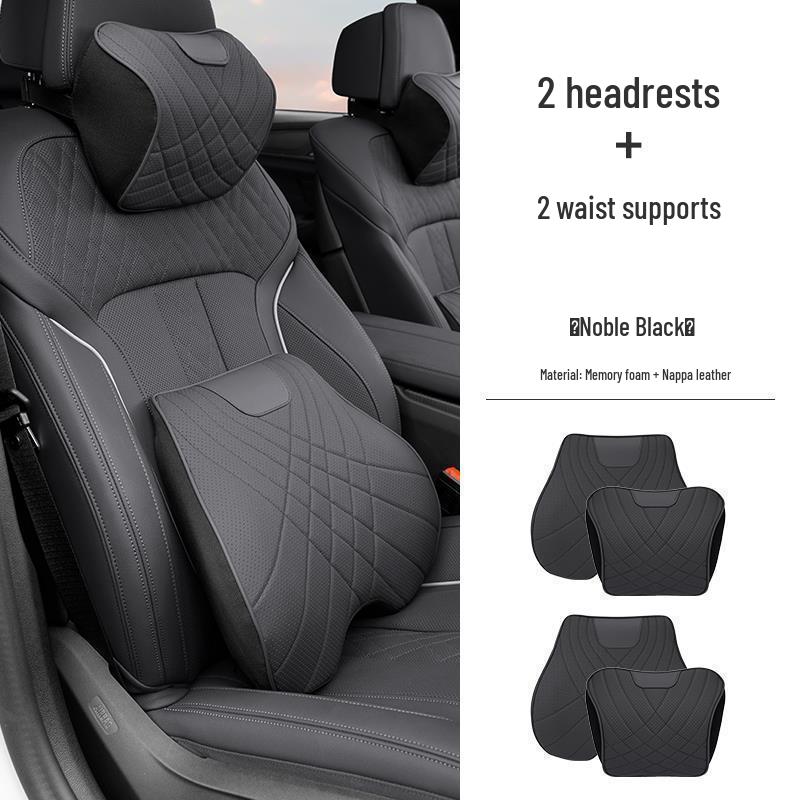 BYD Han Headrest & Lumbar Support: Neck Protection Pillow for DMi, DMp, and EV Versions