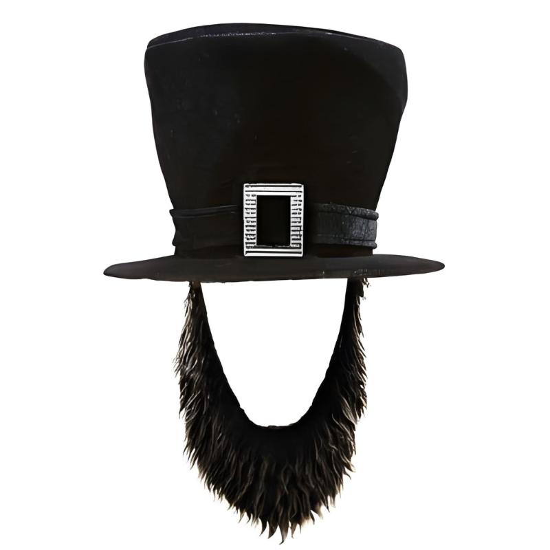 

Jovial Pirate Hat Realistic Beard For Stage Performances Photo Props чёрный