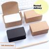 50/100Pcs Colored Blank Kraft Paper Cards Craft Cards Paper Business Message Cards Flash Card Blank For Learning Study Diy Memor