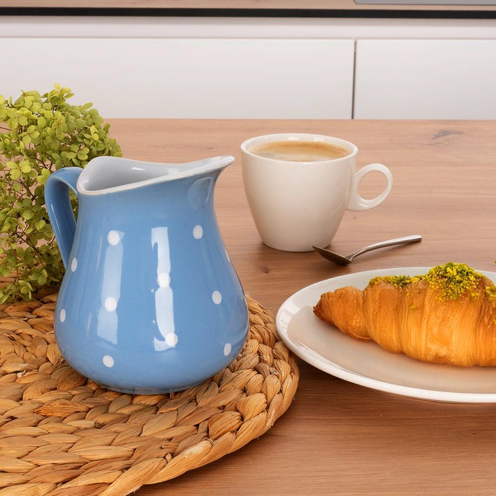 Dzbanek Ceramiczny na Napoje Kawę Herbatę Wodę Kompot Sok Retro 480 ml