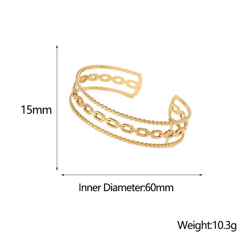 Fashion ins style temperament elegant light luxury bracelet adjustable opening bracelet