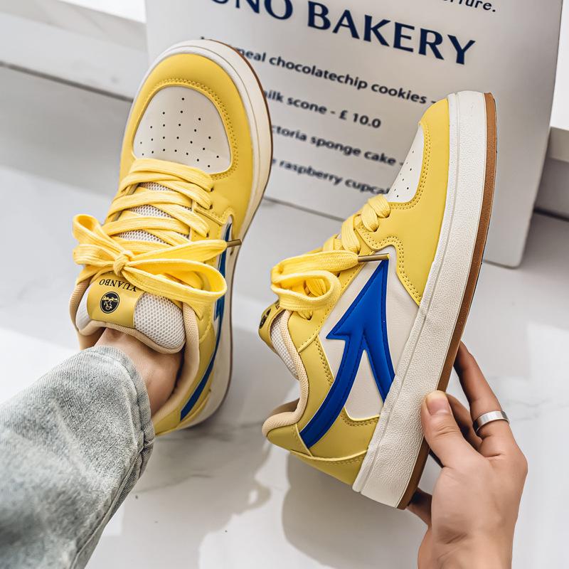 

2025 осень и зима новые черные и коричневые мужские туфли для скейтбординга Maillard универсальные мужские туфли в стиле ретро модные туфли на платформе кроссовки 44