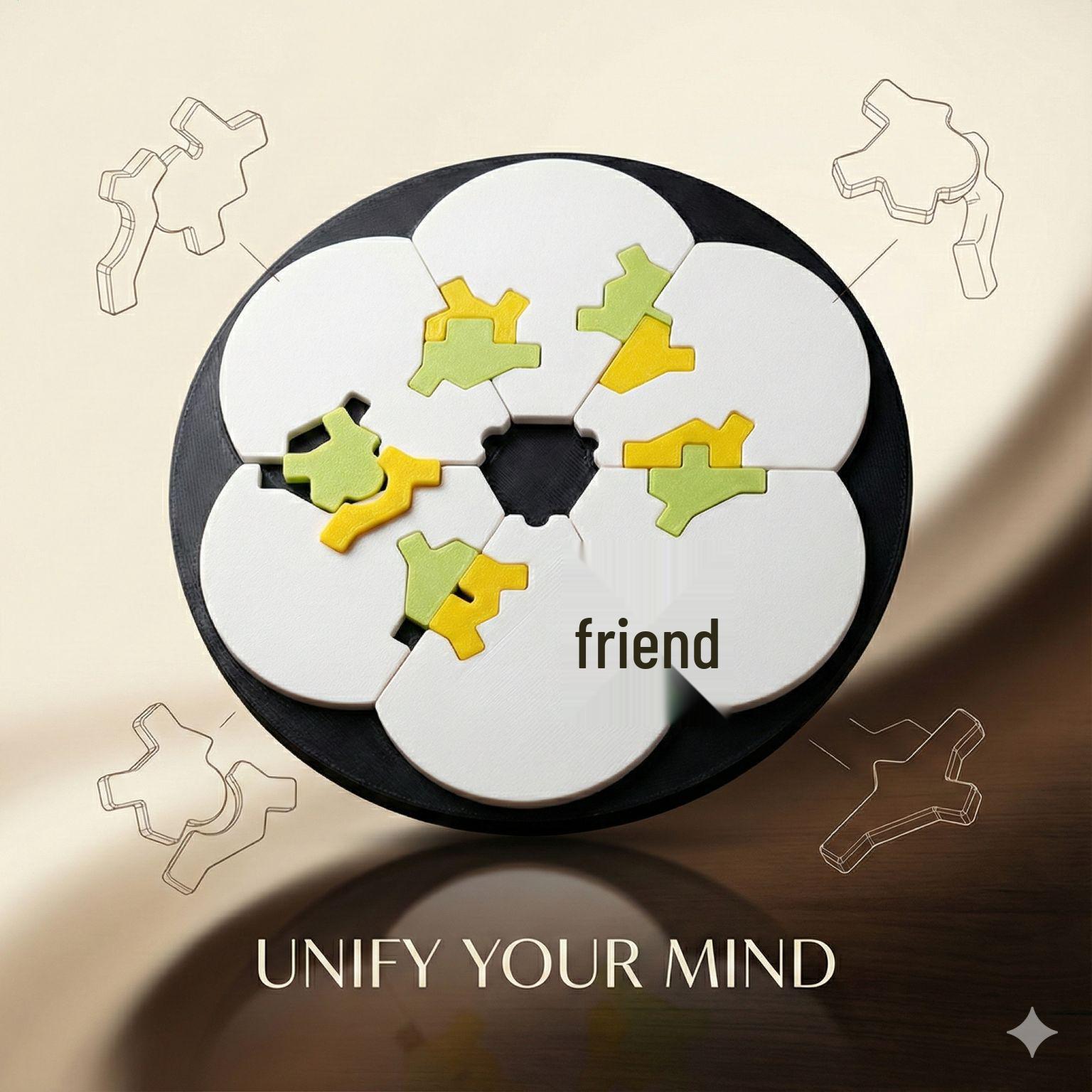 23-Piece Acrylic Jigsaw Puzzle: High-Difficulty Level 10 Brain-Teasing Educational Toy for Adults