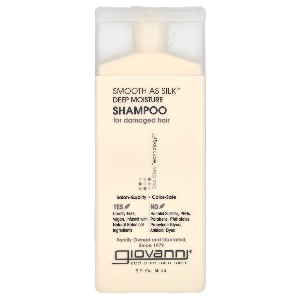 Smooth As Silk, Deep Moisture Shampoo, For Damaged Hair, 60 Ml (2 Fl Oz)