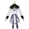 Magical Girl Xiaoyuan Takumi Flame, Black Long Straight Combat Suit Anime Character Halloween
