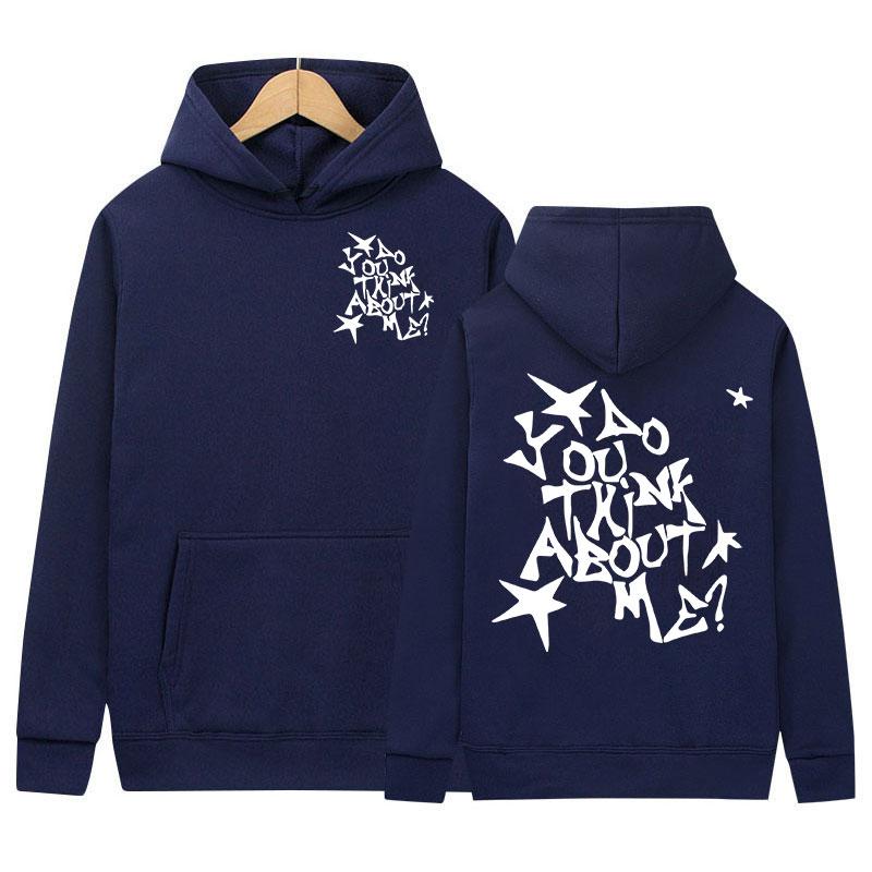 Rapper NSQK DO YOU THINK ABOUT ME Tour 2025 New Print Hoodies Men Women Fashion High Quality Sweatshirt Hip Hop Clothing Hooded