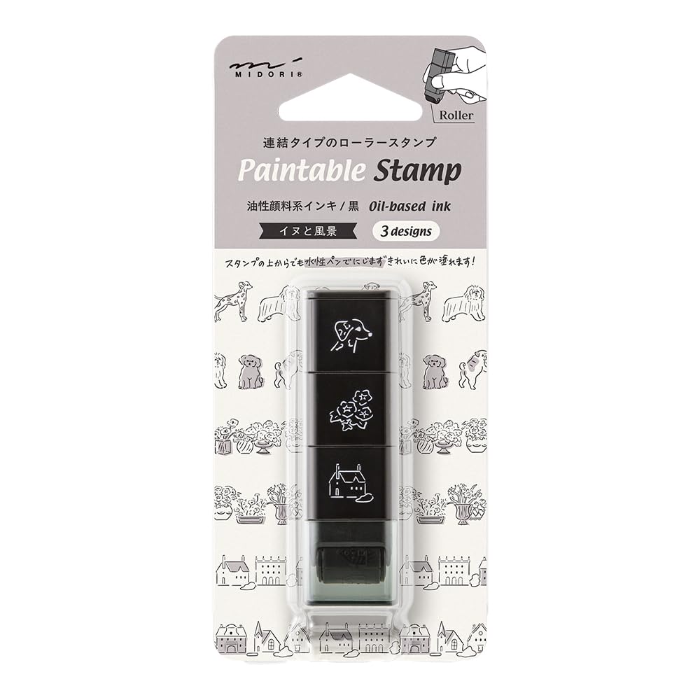 

Midori Stamp Roller Dog and Landscape Pattern 35628006