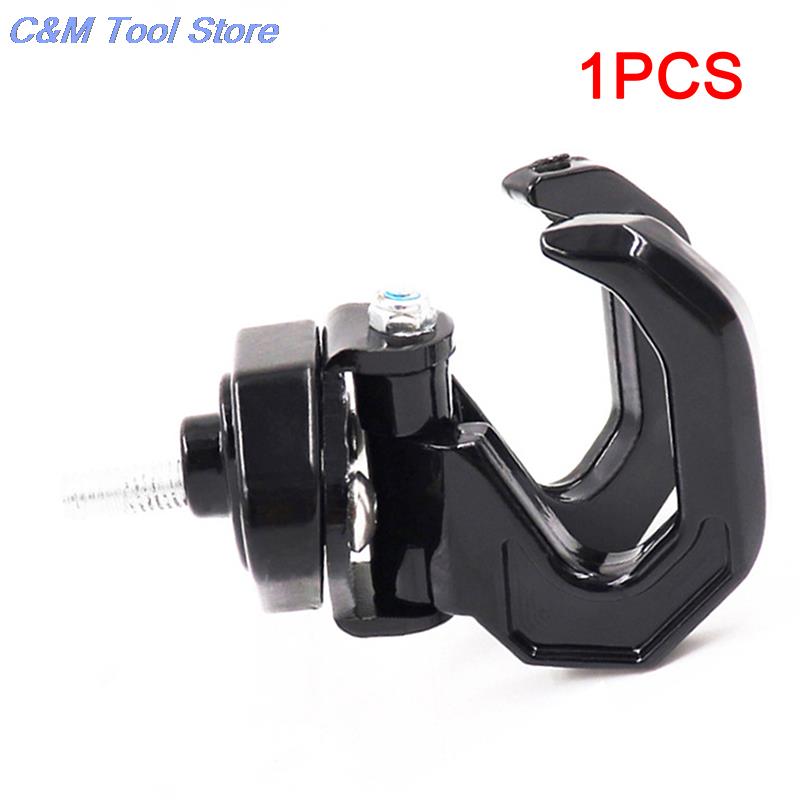 New Aluminum Alloy Motorcycle Luggage Helmet Holder Hook Mount Motorbike Scooter Helmet Holder Bag Hook Hanger With Screw